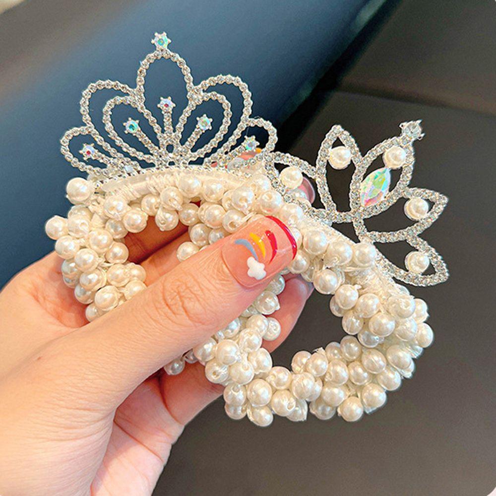 Headwear Rhinestone Elegant Sweet Korean Style Hair Rope Pearl Children s Headdress Crown Hair Rope H
Headwear Rhinestone Elegant Sweet Korean Style Hair Rope Pearl Children s Headdress Crown Hair Rope H