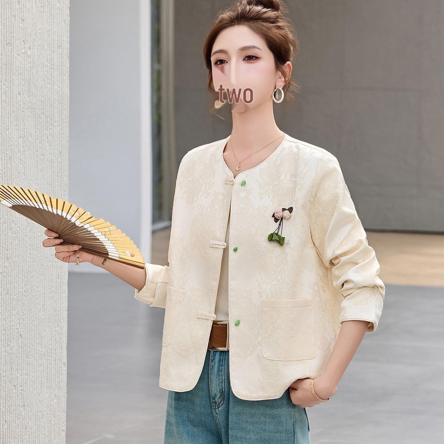 Elegant Chinese-Style Jacket for Petite Middle-Aged Women - Spring/Autumn 2026 Collection 2XL бежевий/абрикосовий
Elegant Chinese-Style Jacket for Petite Middle-Aged Women - Spring/Autumn 2026 Collection 2XL бежевий/абрикосовий