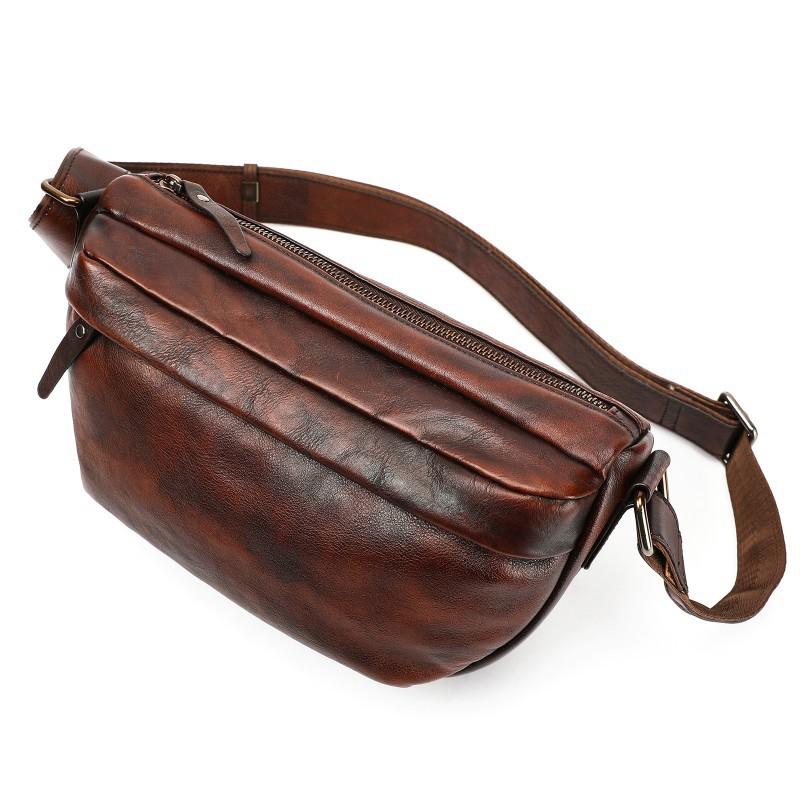 Men s Genuine Leather Crossbody Bag First Layer Cowhide Vintage Washed Color Dumpling Casual Versatile Shoulder Trendy 24x9x16cm
Men s Genuine Leather Crossbody Bag First Layer Cowhide Vintage Washed Color Dumpling Casual Versatile Shoulder Trendy 24x9x16cm