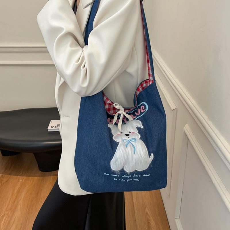 Cute shoulder bag large capacity personalized casual tote bag new cloth bag світло-синій колір
Cute shoulder bag large capacity personalized casual tote bag new cloth bag світло-синій колір