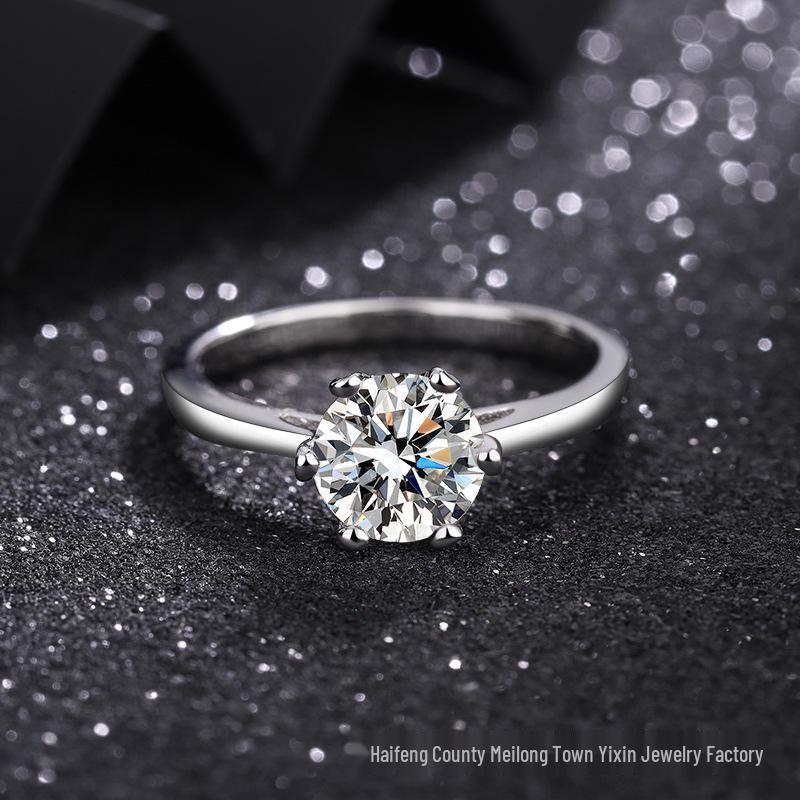 Муассанит Стерлинговое серебро s925 Женское роскошное кольцо, Элегантный дизайн с шестью зубцами, Европейский и американский стиль, Популярные серебряные украшения Size 8
Муассанит Стерлинговое серебро s925 Женское роскошное кольцо, Элегантный дизайн с шестью зубцами, Европейский и американский стиль, Популярные серебряные украшения Size 8