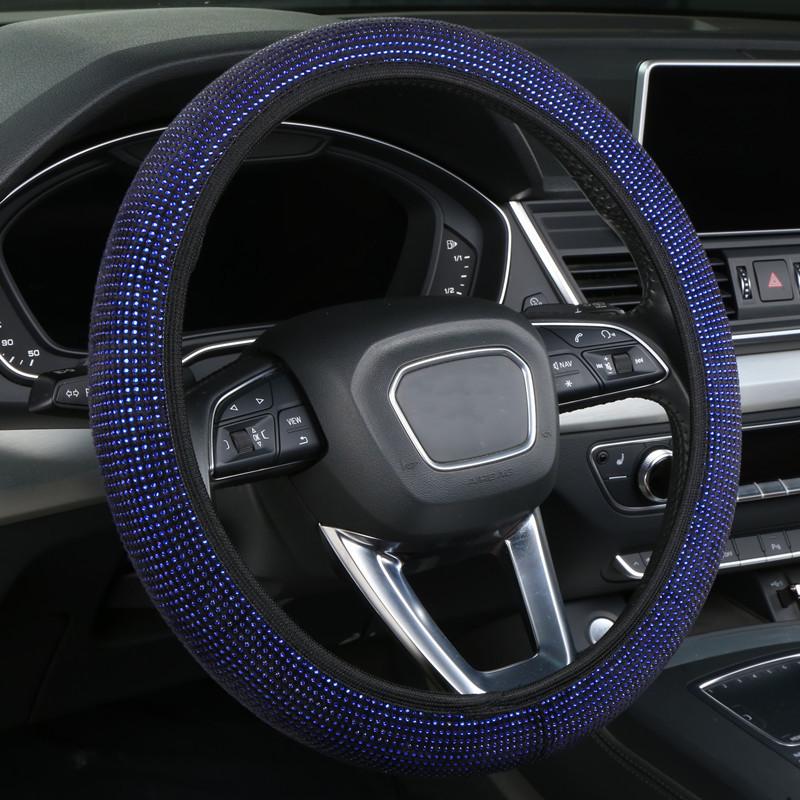 Diamond-encrusted Car Steering Wheel Cover Elastic Inner Ring Is Suitable for Steering Wheel with Diameter of 36-38cm
Diamond-encrusted Car Steering Wheel Cover Elastic Inner Ring Is Suitable for Steering Wheel with Diameter of 36-38cm