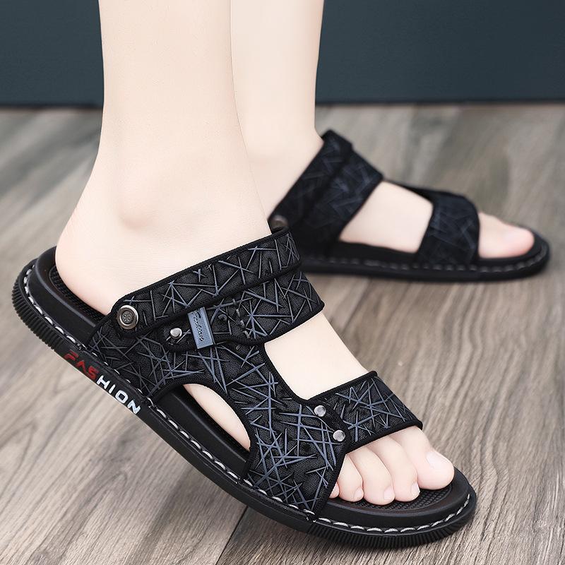 Outdoor slippers men s summer trend men s dual-purpose non-slip wear-resistant sports soft sole one-word beach casual sandals 38 чёрный
Outdoor slippers men s summer trend men s dual-purpose non-slip wear-resistant sports soft sole one-word beach casual sandals 38 чёрный