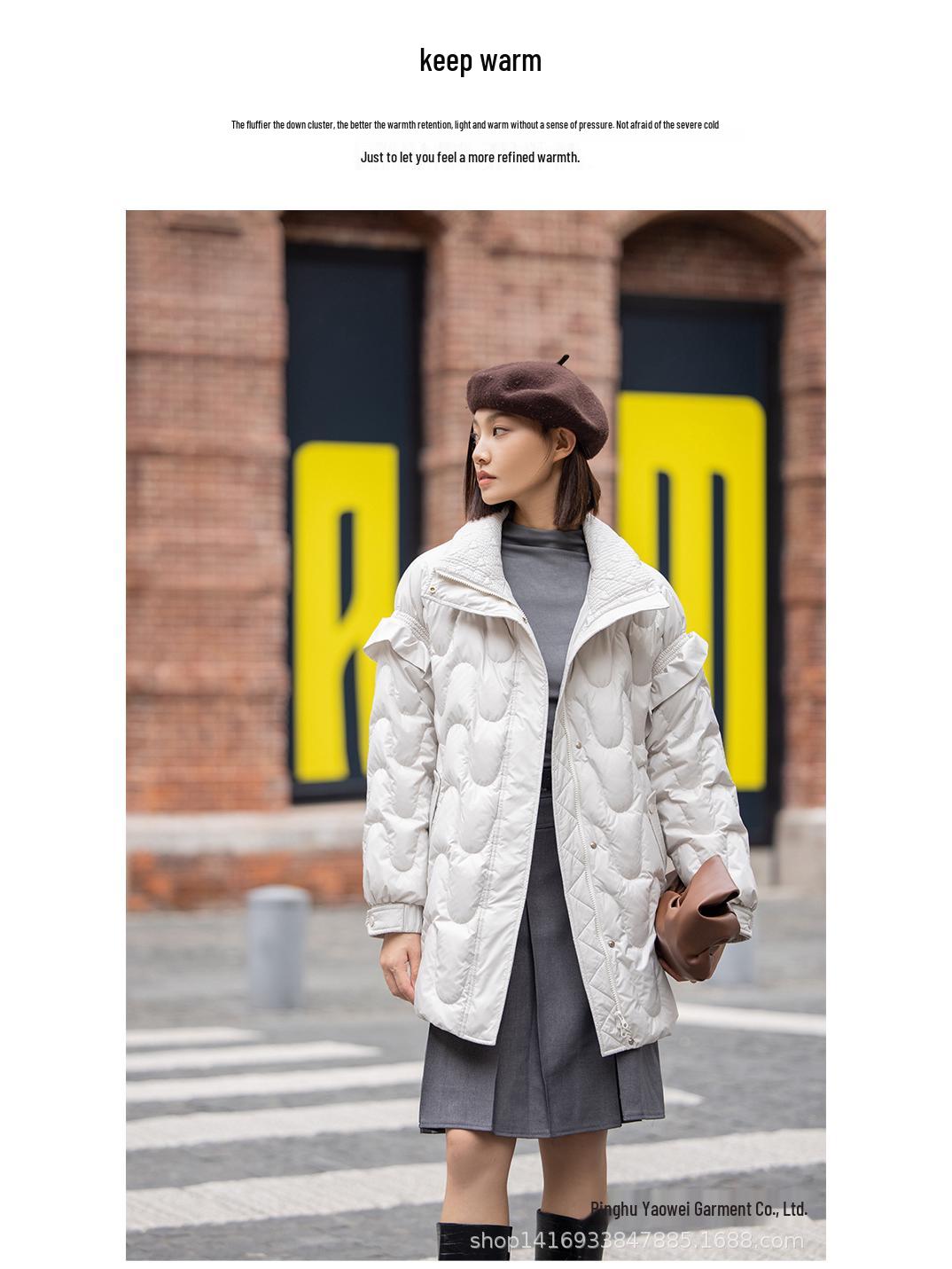 2024 Women s Winter Goose Down Jacket - New, One-Hand Length, 90% Down-filled, National Standard Compliant L (recommended for 65-75 kg)
2024 Women s Winter Goose Down Jacket - New, One-Hand Length, 90% Down-filled, National Standard Compliant L (recommended for 65-75 kg)
