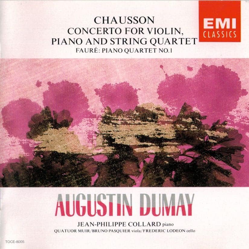 CD DUMAY (AUGUSTIN) CHAUSSON FAURE - Concerto for piano, violin and stri TOCE8005 Japan Classical Used
CD DUMAY (AUGUSTIN) CHAUSSON FAURE - Concerto for piano, violin and stri TOCE8005 Japan Classical Used
