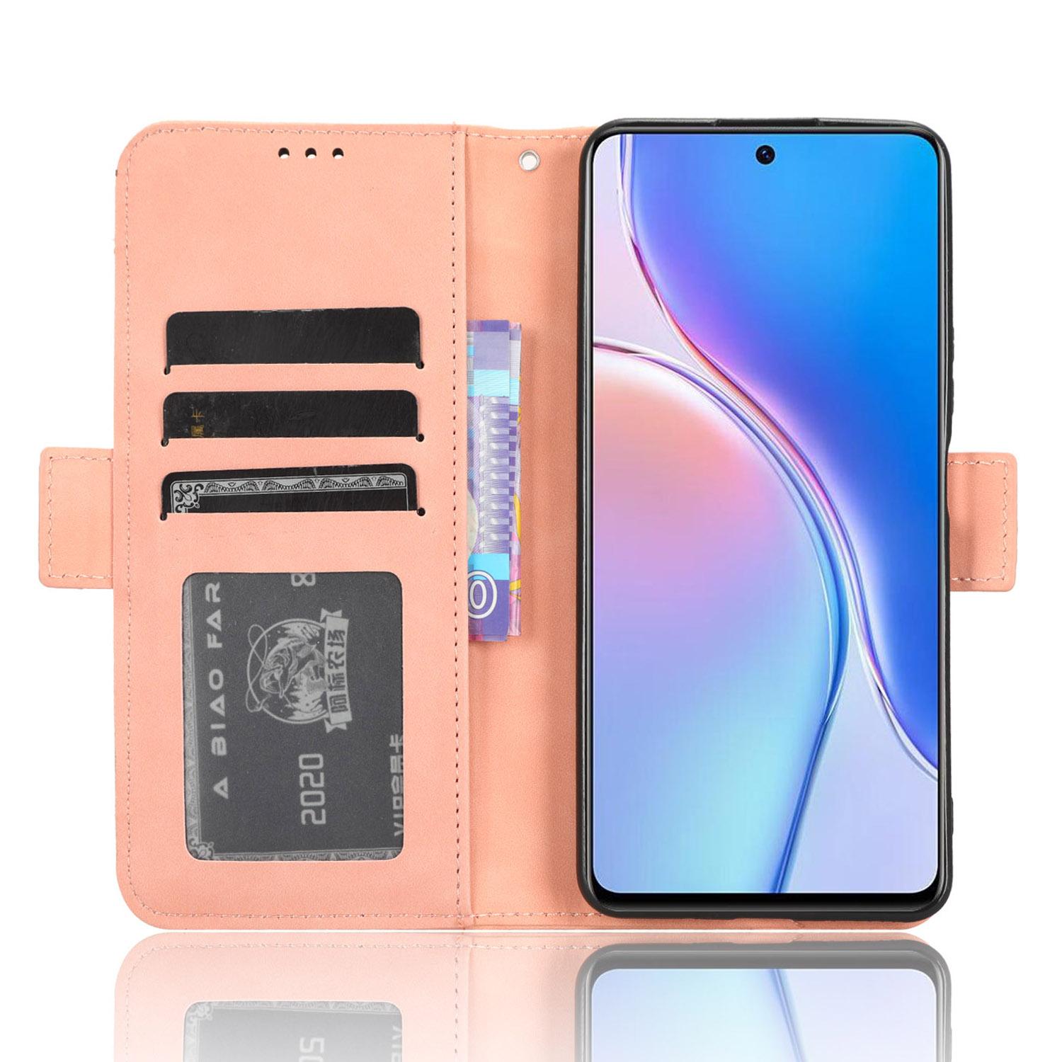 For Huawei Maimang 20/nova 11i/Enjoy 60 Pro PU Leather Phone Case Multiple Card Slots Flip Stand Wallet Cover Pink
For Huawei Maimang 20/nova 11i/Enjoy 60 Pro PU Leather Phone Case Multiple Card Slots Flip Stand Wallet Cover Pink
