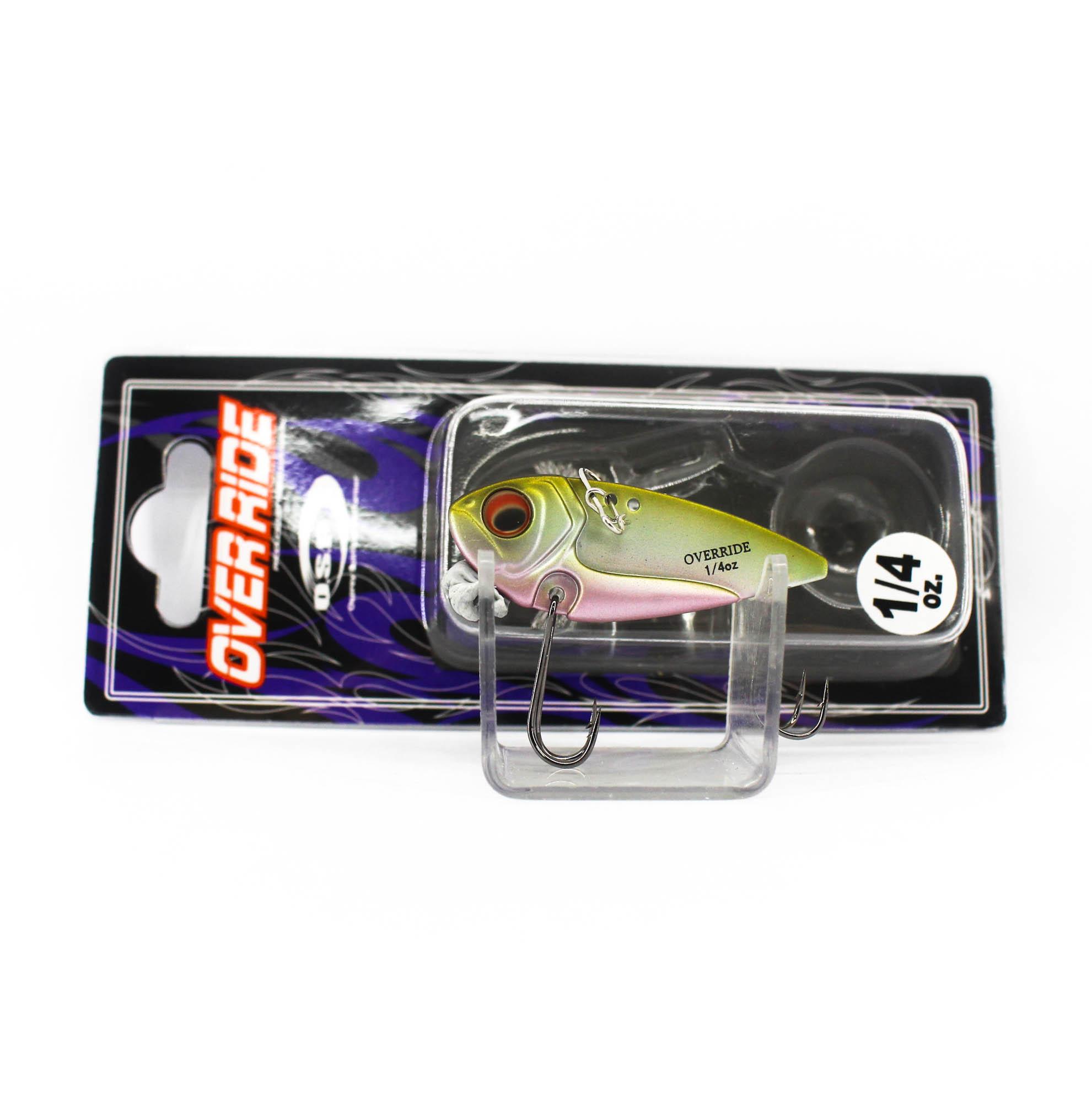 OSP Over Ride Metal Vibration 1/4 oz 45 mm Sinking Lure OR-24 (7011)
OSP Over Ride Metal Vibration 1/4 oz 45 mm Sinking Lure OR-24 (7011)