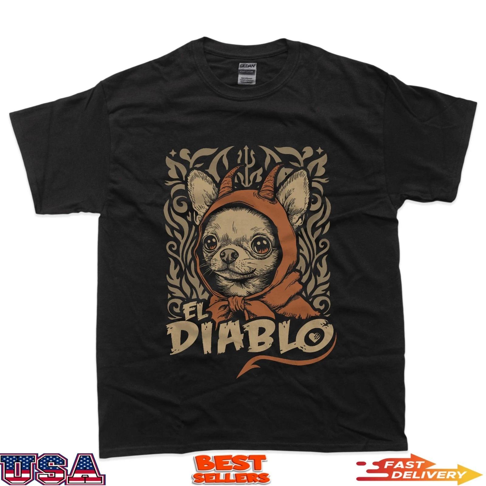 Funny Chihuahua El Diablo Cute Little Devil Vintage Dog T-Shirt 3XL
Funny Chihuahua El Diablo Cute Little Devil Vintage Dog T-Shirt 3XL