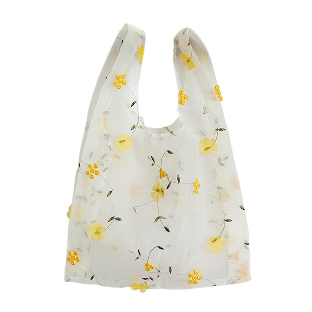 Double Organza Flower Embroidery Hand Bag Yarn Cloth Light Material Organza Tote Bag Clear Jelly Embroidery Flowers Handbag жёлтый
Double Organza Flower Embroidery Hand Bag Yarn Cloth Light Material Organza Tote Bag Clear Jelly Embroidery Flowers Handbag жёлтый