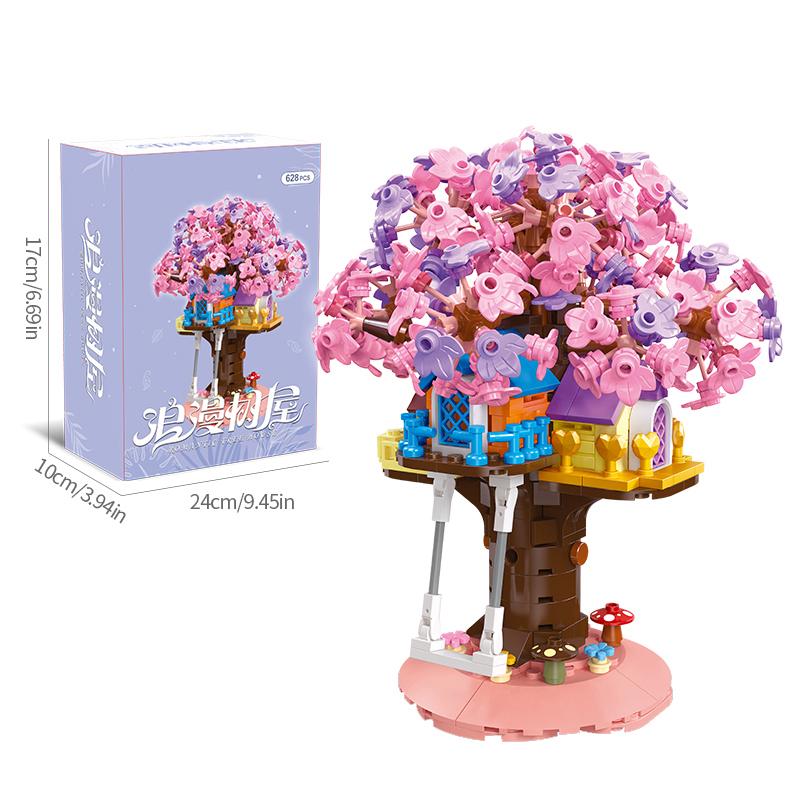 628 шт. Конструктор «Дом вишневого дерева» Креативный вид улицы города Растение Цветок Модель дома Кирпичики Настольное украшение Детские игрушки With Box
628 шт. Конструктор «Дом вишневого дерева» Креативный вид улицы города Растение Цветок Модель дома Кирпичики Настольное украшение Детские игрушки With Box