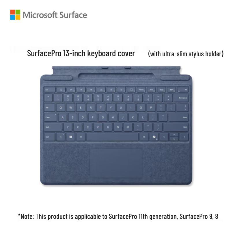 Microsoft Surface Pro 13-inch Keyboard Cover With Pen Slot (No Pen) Keyboard Cover
Microsoft Surface Pro 13-inch Keyboard Cover With Pen Slot (No Pen) Keyboard Cover