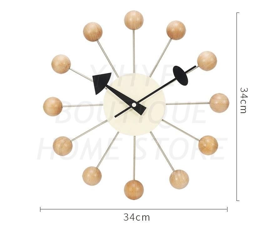 Designer Wooden Ball Wall Clock - Minimalist Creative Silent Art Timepiece for Living Room (Modern & Stylish) Home Decor
Designer Wooden Ball Wall Clock - Minimalist Creative Silent Art Timepiece for Living Room (Modern & Stylish) Home Decor