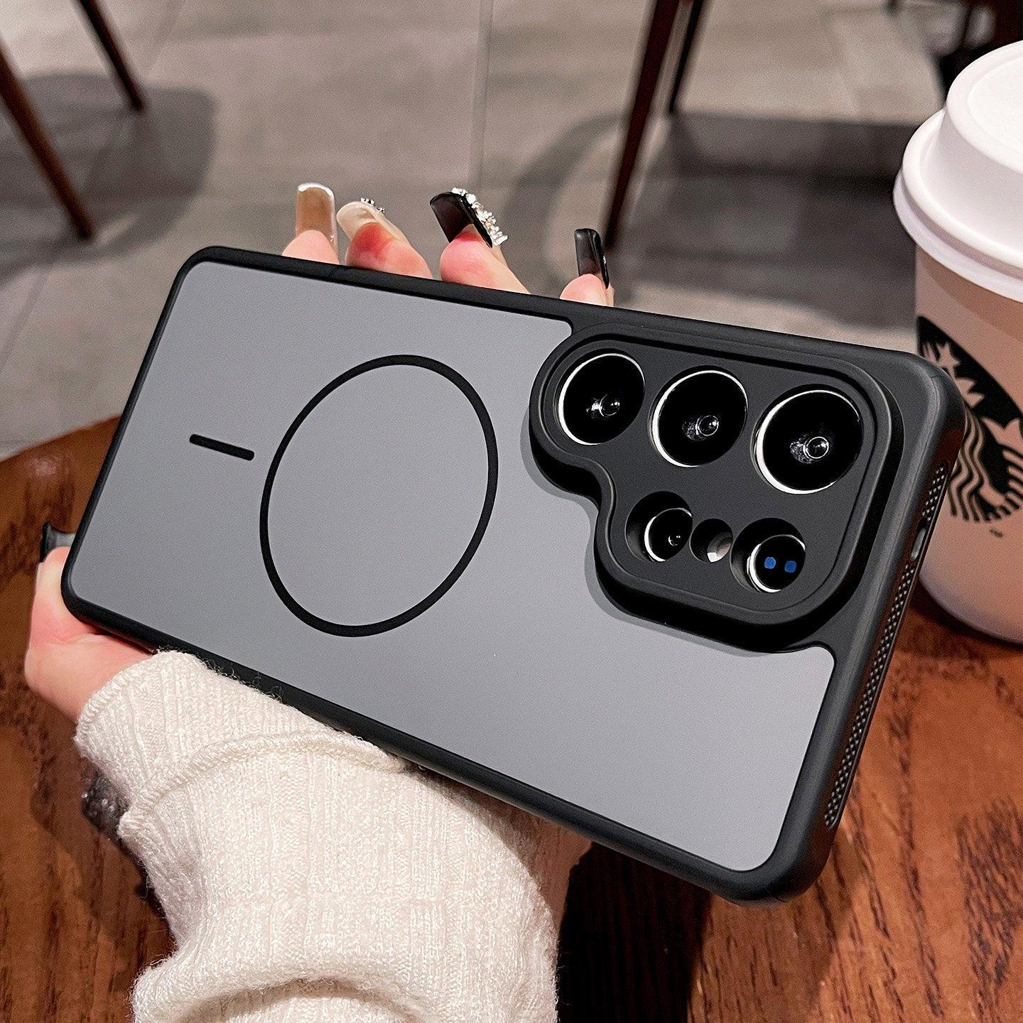Samsung S24 Ultra Phone Case: New Magnetic Ring, High-Grade, Fashionable, Slim, Drop-Proof, All-Inclusive Design. Samsung Galaxy S24
Samsung S24 Ultra Phone Case: New Magnetic Ring, High-Grade, Fashionable, Slim, Drop-Proof, All-Inclusive Design. Samsung Galaxy S24