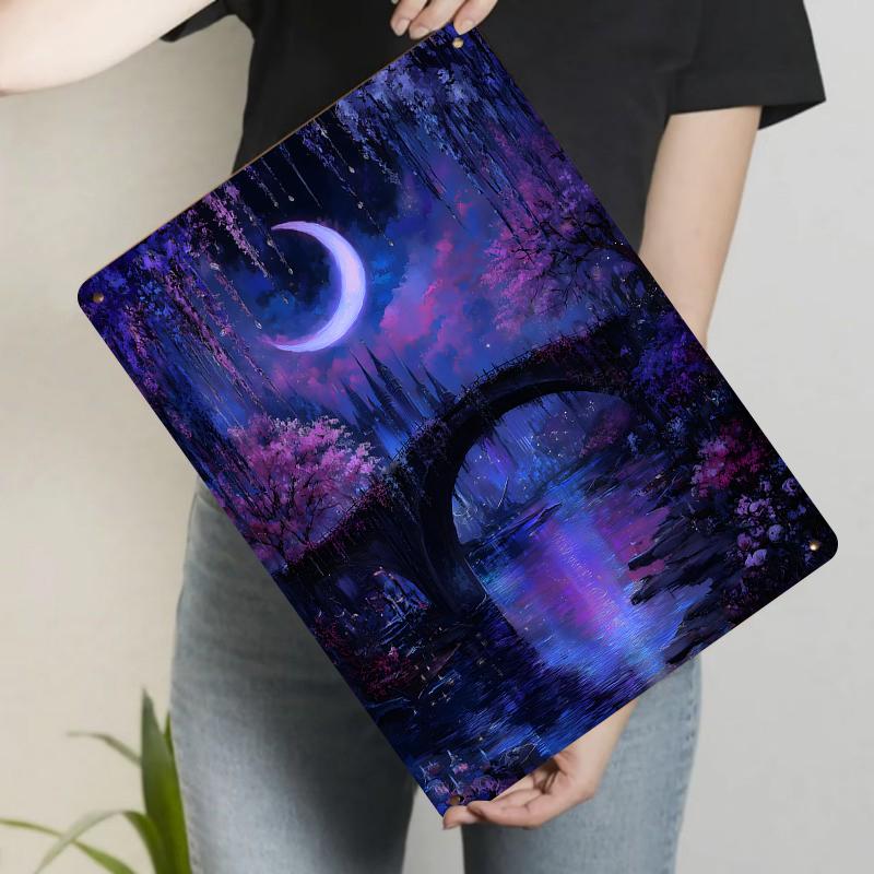 Enchanted Moonlit Castle Bridge Metal Wall Art Decorative Painting for Living Room Bedroom Home Decoration 20x30cm(7.8x11.8inch)
Enchanted Moonlit Castle Bridge Metal Wall Art Decorative Painting for Living Room Bedroom Home Decoration 20x30cm(7.8x11.8inch)