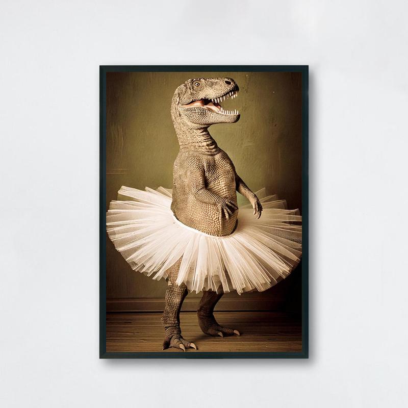 Personified Animal Wearing Skirt Dancing Ballet Poster Funny Childhood Prints Canvas Painting Wall Picture Children s Room Decor 21X30CMNo Framed
Personified Animal Wearing Skirt Dancing Ballet Poster Funny Childhood Prints Canvas Painting Wall Picture Children s Room Decor 21X30CMNo Framed