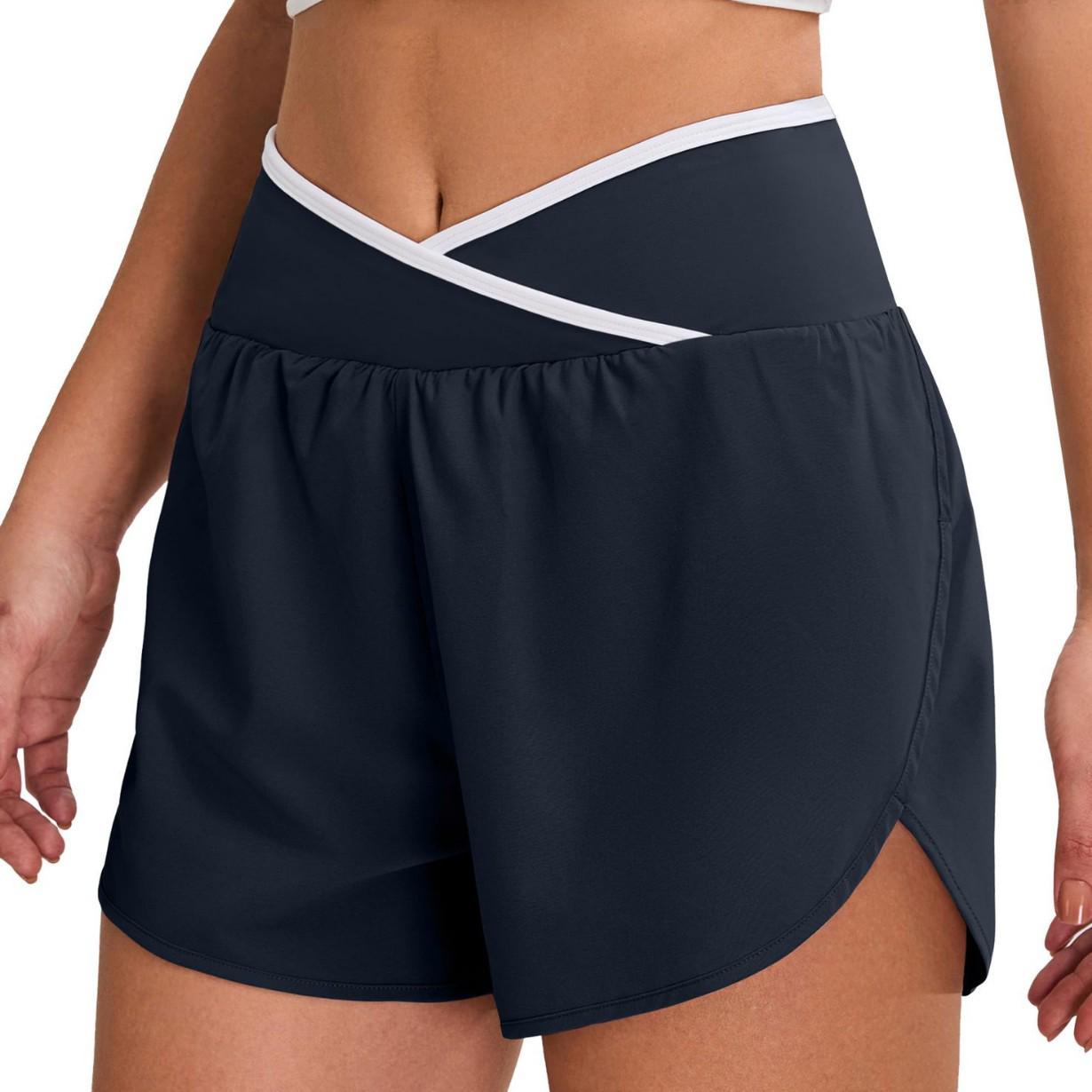 Women s High Waist Color Block Quick-Dry Sport Shorts: Breathable, Loose Fit with Back Waistband Zipper for Fitness & Yoga. XL сірий колір
Women s High Waist Color Block Quick-Dry Sport Shorts: Breathable, Loose Fit with Back Waistband Zipper for Fitness & Yoga. XL сірий колір