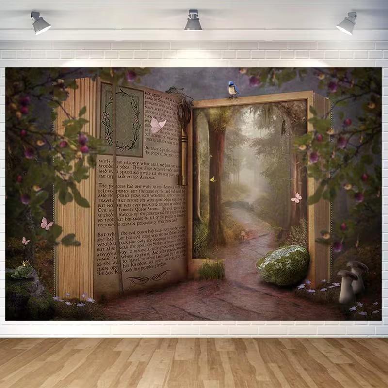 2D Whimsical Magic Book Backdrop for Fantasy Party Photography Backgro 47.2x31.5inch/120*80cm
2D Whimsical Magic Book Backdrop for Fantasy Party Photography Backgro 47.2x31.5inch/120*80cm