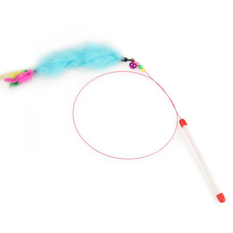 Steel Wire Teasing Cat Stick Long Fish Mouse Ball Feather with Bell Pet Toys Interactive Funny Cat Toy Wand
Steel Wire Teasing Cat Stick Long Fish Mouse Ball Feather with Bell Pet Toys Interactive Funny Cat Toy Wand