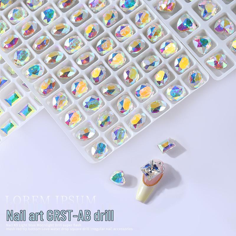 Nail Art Premium Mixed K9 Multi-Faceted Iridescent Blue Rhinestones – Pointed, Square, Heart, and Moonlight Shapes (2pcs)
Nail Art Premium Mixed K9 Multi-Faceted Iridescent Blue Rhinestones – Pointed, Square, Heart, and Moonlight Shapes (2pcs)