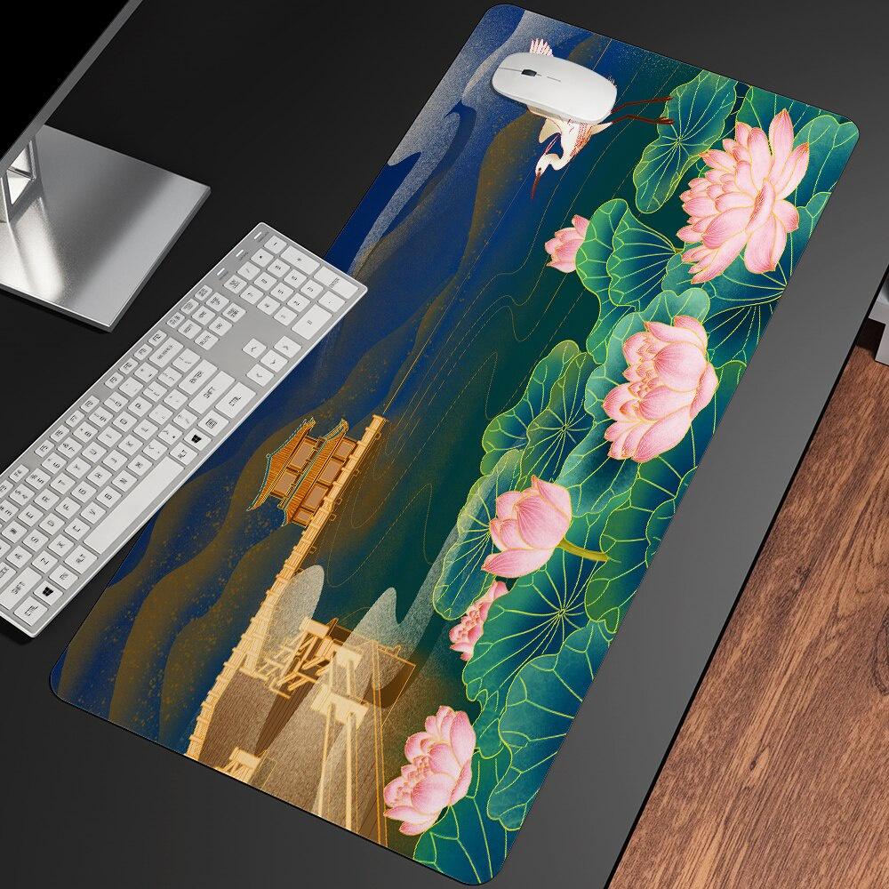 Коврик для игровой мыши Big Lotus Pond Moonlight Printed Anime Mouse Mats с мягкими краями из натурального каучука для игрового стола
Коврик для игровой мыши Big Lotus Pond Moonlight Printed Anime Mouse Mats с мягкими краями из натурального каучука для игрового стола