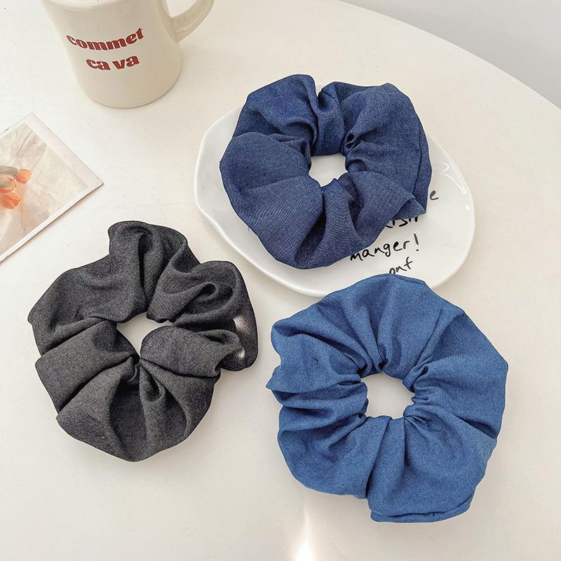 3pcs/set Women Girls Ponytail Hair Scrunchies Elastic Hair Bands Classic Denim Cloth Hairbands for Ladies Hair Ties Accessories
3pcs/set Women Girls Ponytail Hair Scrunchies Elastic Hair Bands Classic Denim Cloth Hairbands for Ladies Hair Ties Accessories