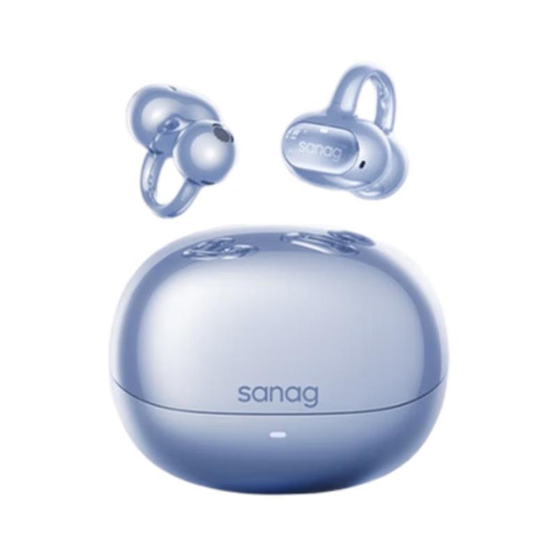 SANAG S8S AI Sports Bone Conduction Ear Clip Headphones
SANAG S8S AI Sports Bone Conduction Ear Clip Headphones