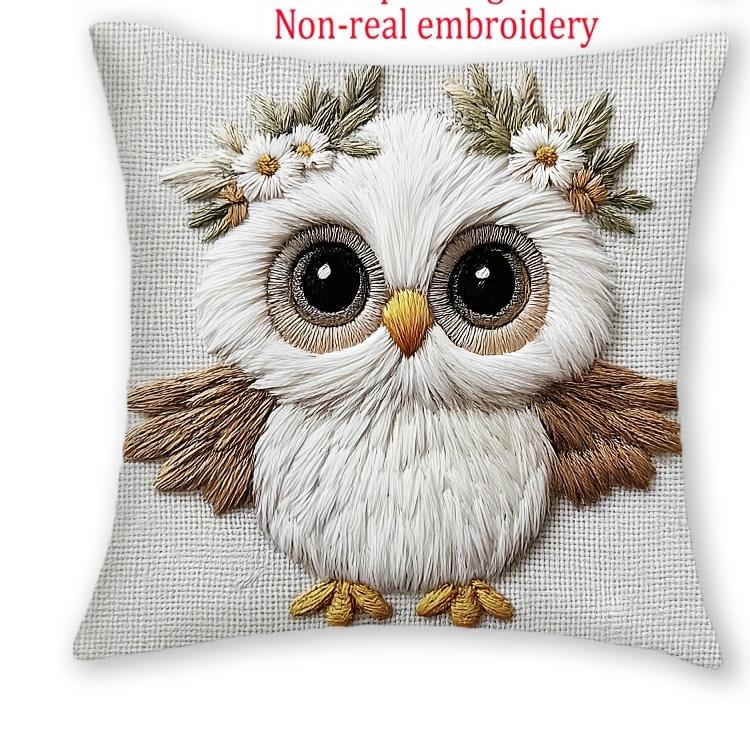 1/4pcs Cute Floral Owl Throw Pillow Covers 2D Flat Printed Farmhouse Soft Cushion Cases for Home Decor Cushion cover 45x45cm-1pcs
1/4pcs Cute Floral Owl Throw Pillow Covers 2D Flat Printed Farmhouse Soft Cushion Cases for Home Decor Cushion cover 45x45cm-1pcs