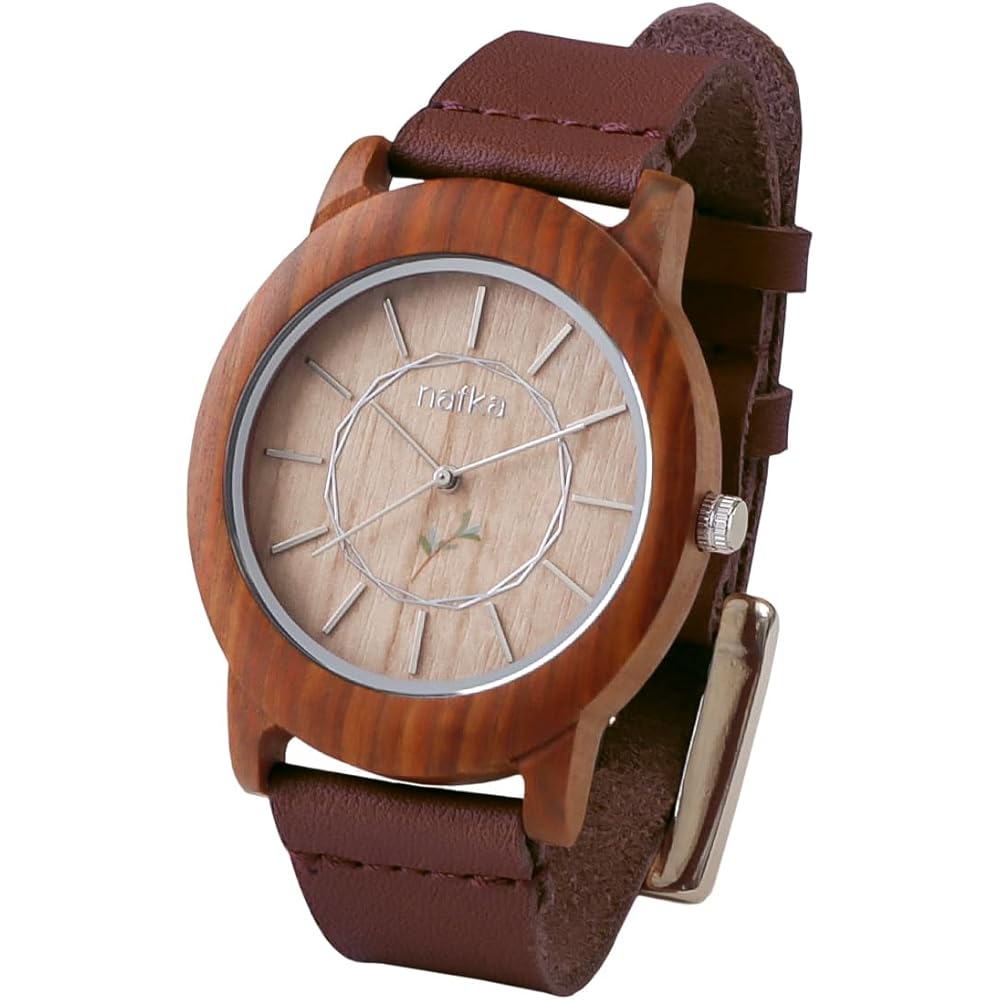 Nafuka NFK-76100 Wooden Case Analog Quartz Watch for Men and Women with Leather Strap Lightweight Pair Watch
Nafuka NFK-76100 Wooden Case Analog Quartz Watch for Men and Women with Leather Strap Lightweight Pair Watch