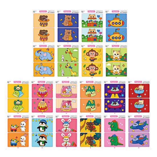 Карточка раннего образования Яркие цвета Яркие узоры Многоразовые Улучшение концентрации Дети Интерактивная игровая карточка 20PCS
Карточка раннего образования Яркие цвета Яркие узоры Многоразовые Улучшение концентрации Дети Интерактивная игровая карточка 20PCS