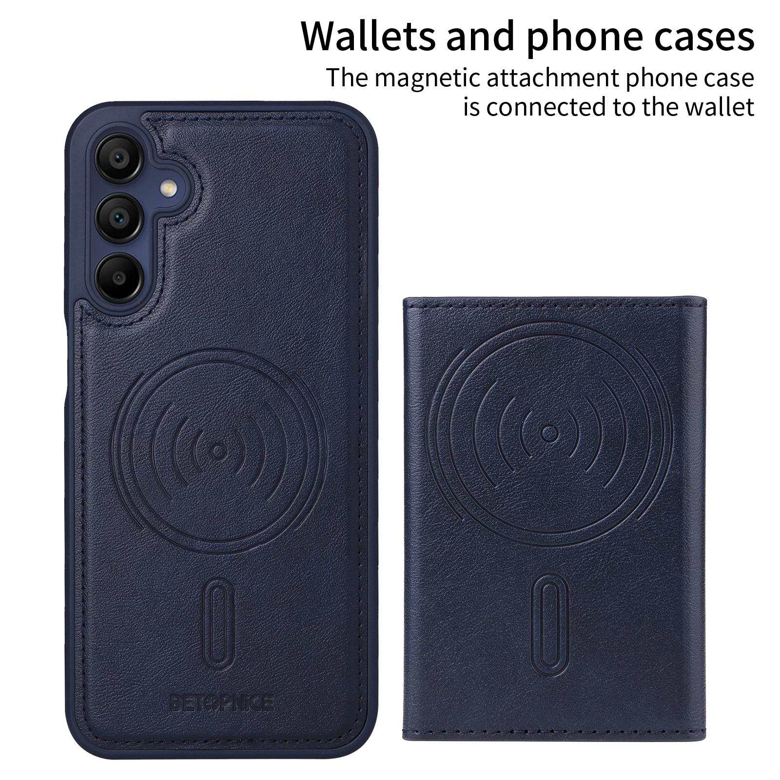 For Samsung Galaxy A15 5G Magnetic Case BETOPNICE Leather Phone Cover Kickstand with Detachable Card Bag Green 
For Samsung Galaxy A15 5G Magnetic Case BETOPNICE Leather Phone Cover Kickstand with Detachable Card Bag Green