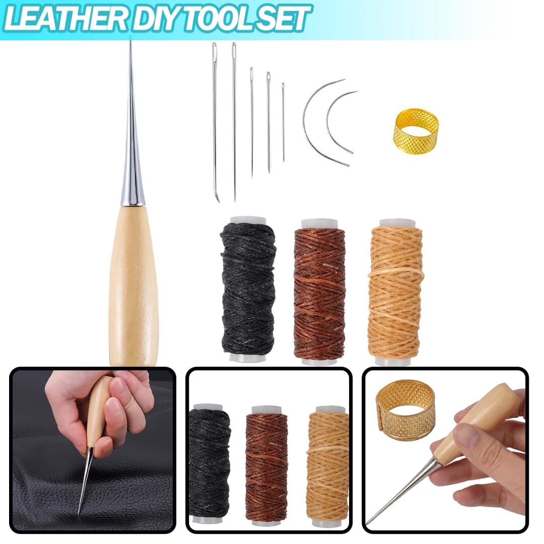 Aidier 12PCS Кожаный инструмент для рукоделия Швейные иглы Вощеная нить Шнур Сверление Шило Наперсток
Aidier 12PCS Кожаный инструмент для рукоделия Швейные иглы Вощеная нить Шнур Сверление Шило Наперсток
