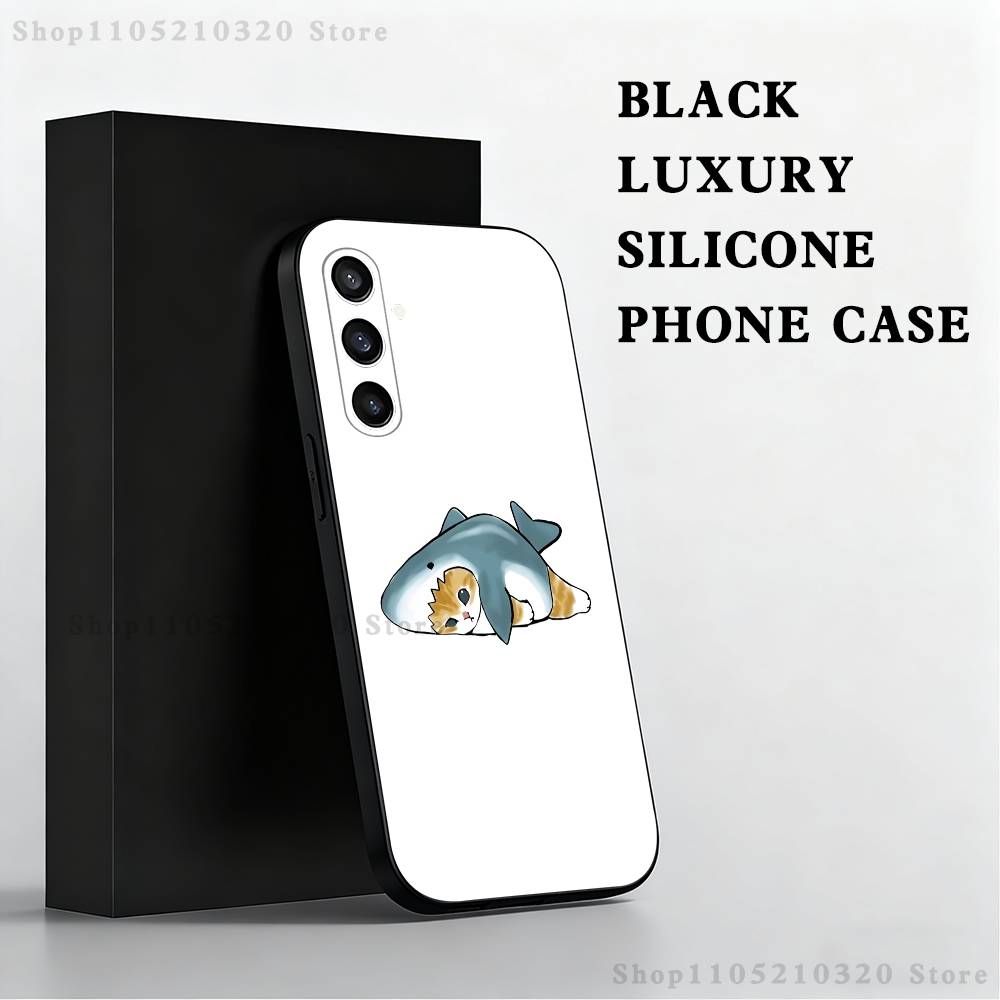 Cute Cat Shark Phone Case For Samsung S25,S24,S23,S22,S21,S20,S10,Ultra,Plus,Lite,FE,Soft Silicone Black Cover SamsungS25plus 5G
Cute Cat Shark Phone Case For Samsung S25,S24,S23,S22,S21,S20,S10,Ultra,Plus,Lite,FE,Soft Silicone Black Cover SamsungS25plus 5G