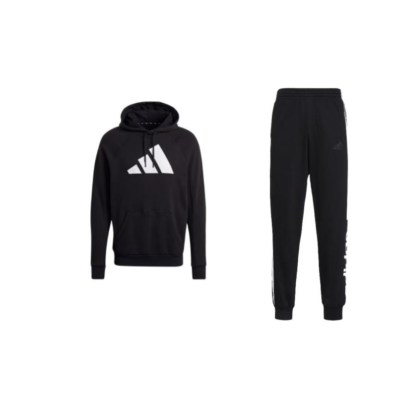 Adidas M Fi Hood Long Sleeve Pullover Hoodie And Elastic Long Pants Casual Sports Set Men Sets Black GD5473+GM6458 S
Adidas M Fi Hood Long Sleeve Pullover Hoodie And Elastic Long Pants Casual Sports Set Men Sets Black GD5473+GM6458 S