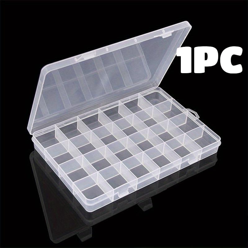 1/5pcs 24 Grids Plastic Jewelry Box Clear Compartment Slot Organizer Storage Beads Jewelry Ring Earring Box Rectangle Box Case
1/5pcs 24 Grids Plastic Jewelry Box Clear Compartment Slot Organizer Storage Beads Jewelry Ring Earring Box Rectangle Box Case