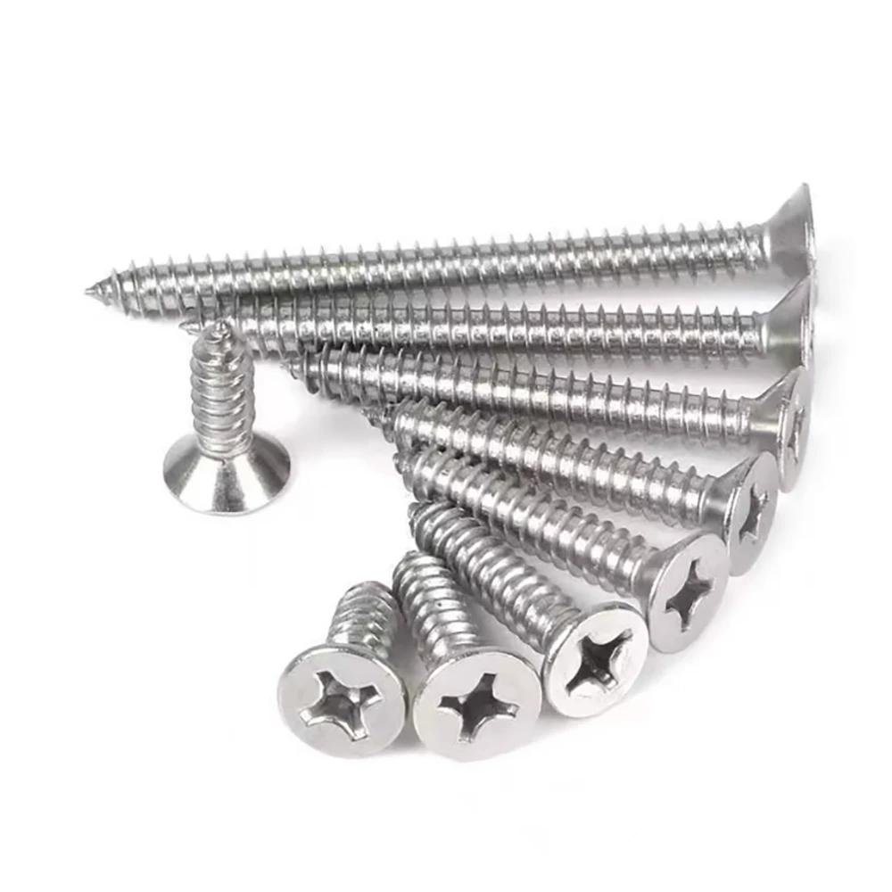 30-300Pcs Stainless Steel Self Tapping Screw M6 M8 Extended Screw Cross Countersunk Self Tapping Screw Length 16mm-100mm M8x80-30Pcs
30-300Pcs Stainless Steel Self Tapping Screw M6 M8 Extended Screw Cross Countersunk Self Tapping Screw Length 16mm-100mm M8x80-30Pcs