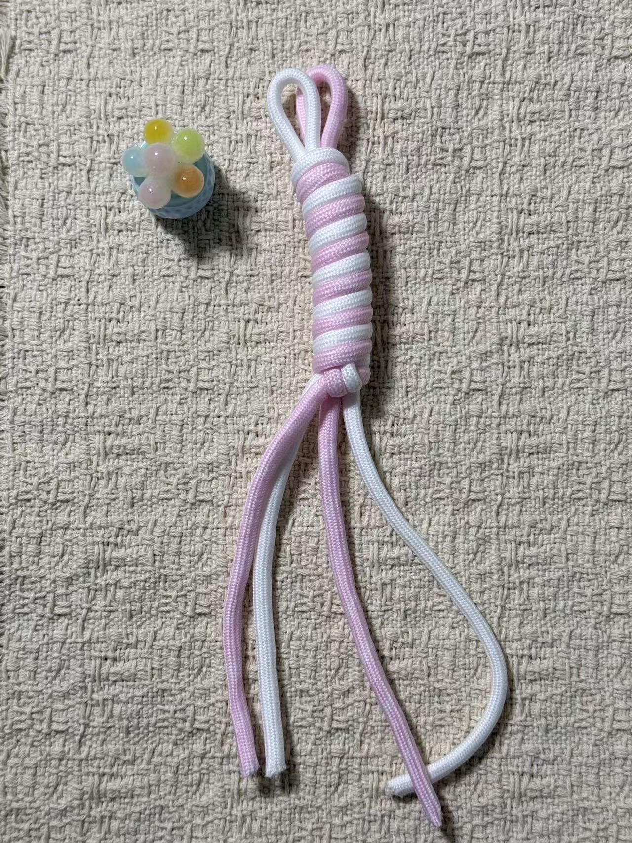 Handmade Colorful Nylon Rope Phone Lanyard Keychain Pendant
Handmade Colorful Nylon Rope Phone Lanyard Keychain Pendant
