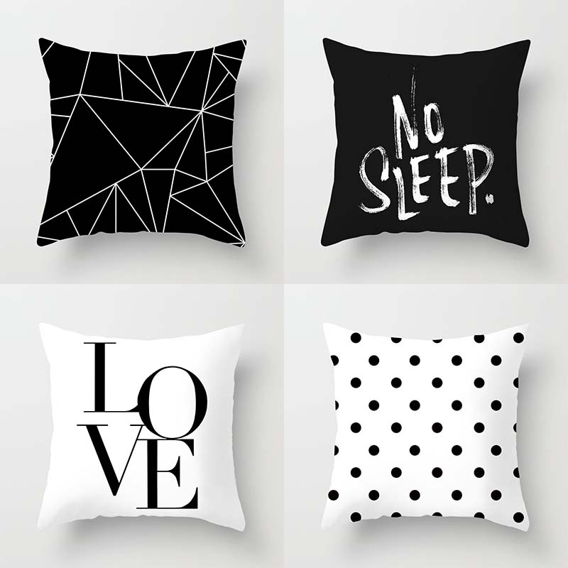 45X45CM New Black and White Geometric Portrait Pillow Cover Home Decoration Sofa Office Cushion Pillow Cushion Cover Wholesale
45X45CM New Black and White Geometric Portrait Pillow Cover Home Decoration Sofa Office Cushion Pillow Cushion Cover Wholesale