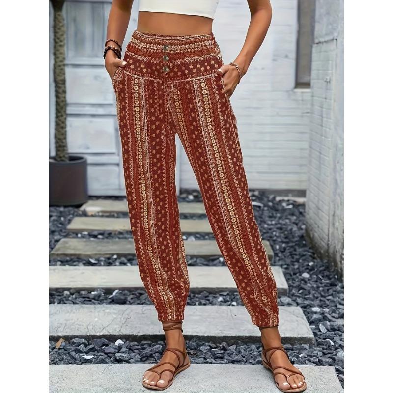 Весняно-літній жіночий одяг Вільні та такі, що стрункішають, Повсякденні штани з принтом, з драпіруванням та еластичним поясом XXL brick червоний колір
Весняно-літній жіночий одяг Вільні та такі, що стрункішають, Повсякденні штани з принтом, з драпіруванням та еластичним поясом XXL brick червоний колір