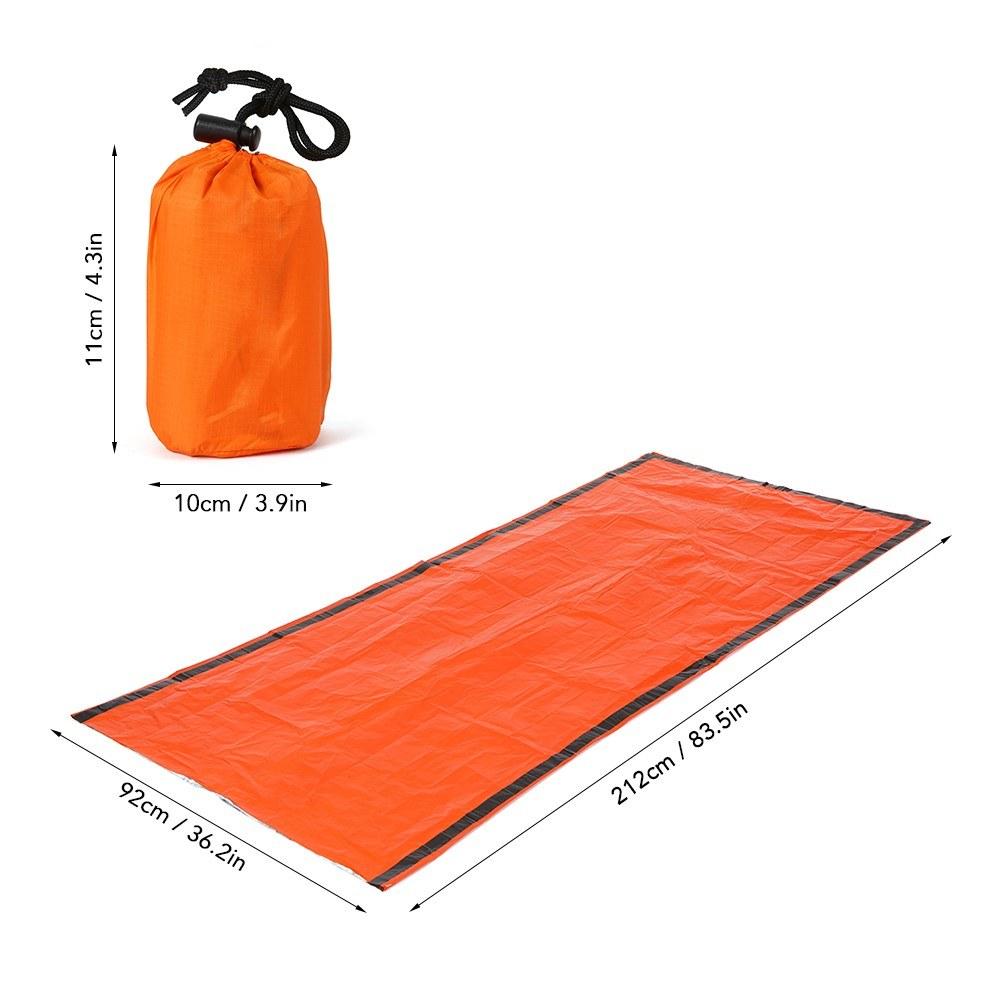 2 PCS Emergency Blanket with Compression Sack Lightweight Water-resistant Portable Sleeping Bag for Camping Travel Hiking Green
2 PCS Emergency Blanket with Compression Sack Lightweight Water-resistant Portable Sleeping Bag for Camping Travel Hiking Green