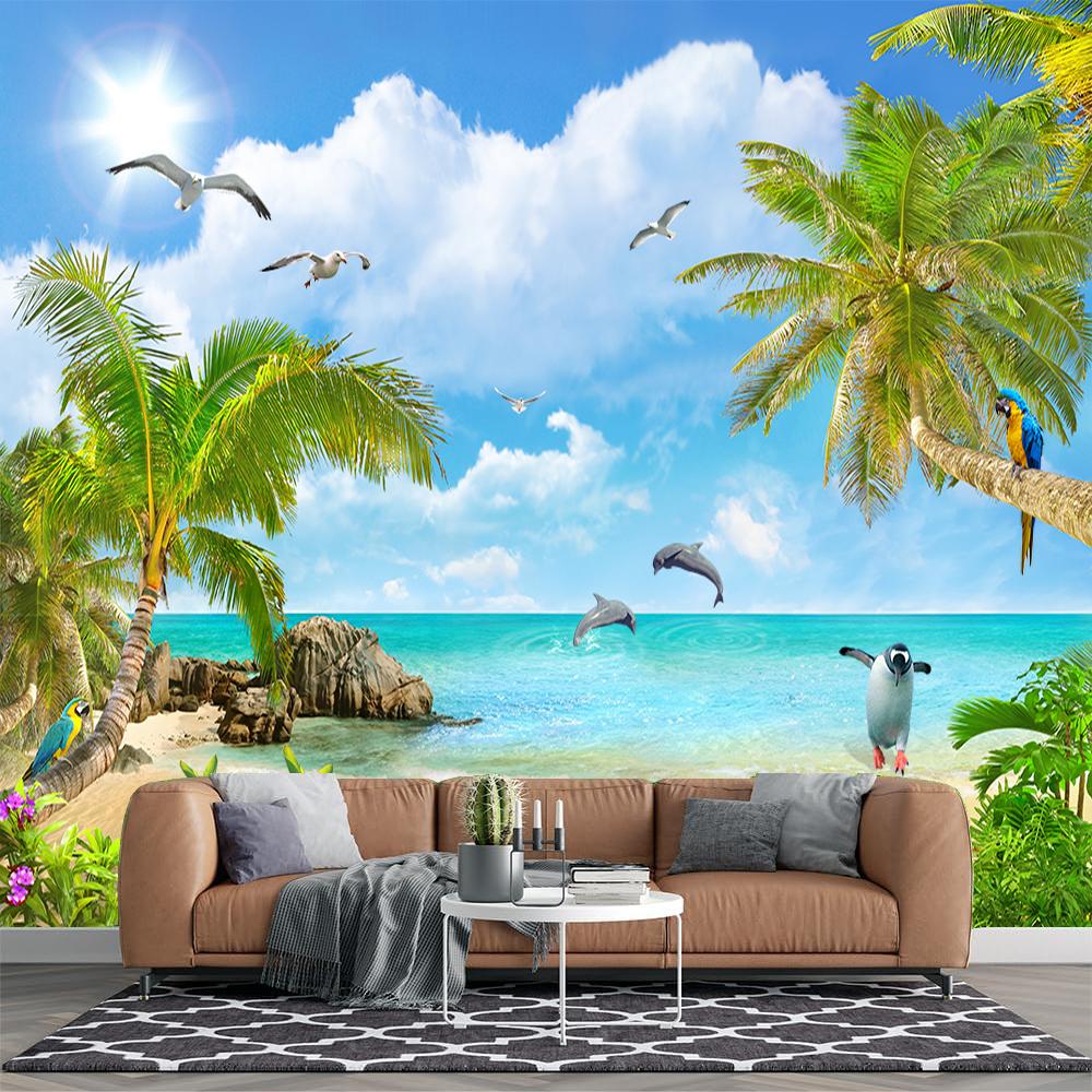 3d Coconut Palm Wall Murals Beach Wallpaper For Walls Living Room Bedroom Summer Scenery Beach Mural 200 cm(W) x 140 cm(H)
3d Coconut Palm Wall Murals Beach Wallpaper For Walls Living Room Bedroom Summer Scenery Beach Mural 200 cm(W) x 140 cm(H)
