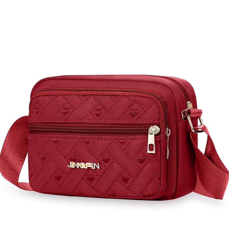 Nyl Crossbody Bag for Women Casual Lightweight Shoulder Purse Adjustable Strap Zipper Closure for Daily Commute Sports Travel червоний
Nyl Crossbody Bag for Women Casual Lightweight Shoulder Purse Adjustable Strap Zipper Closure for Daily Commute Sports Travel червоний