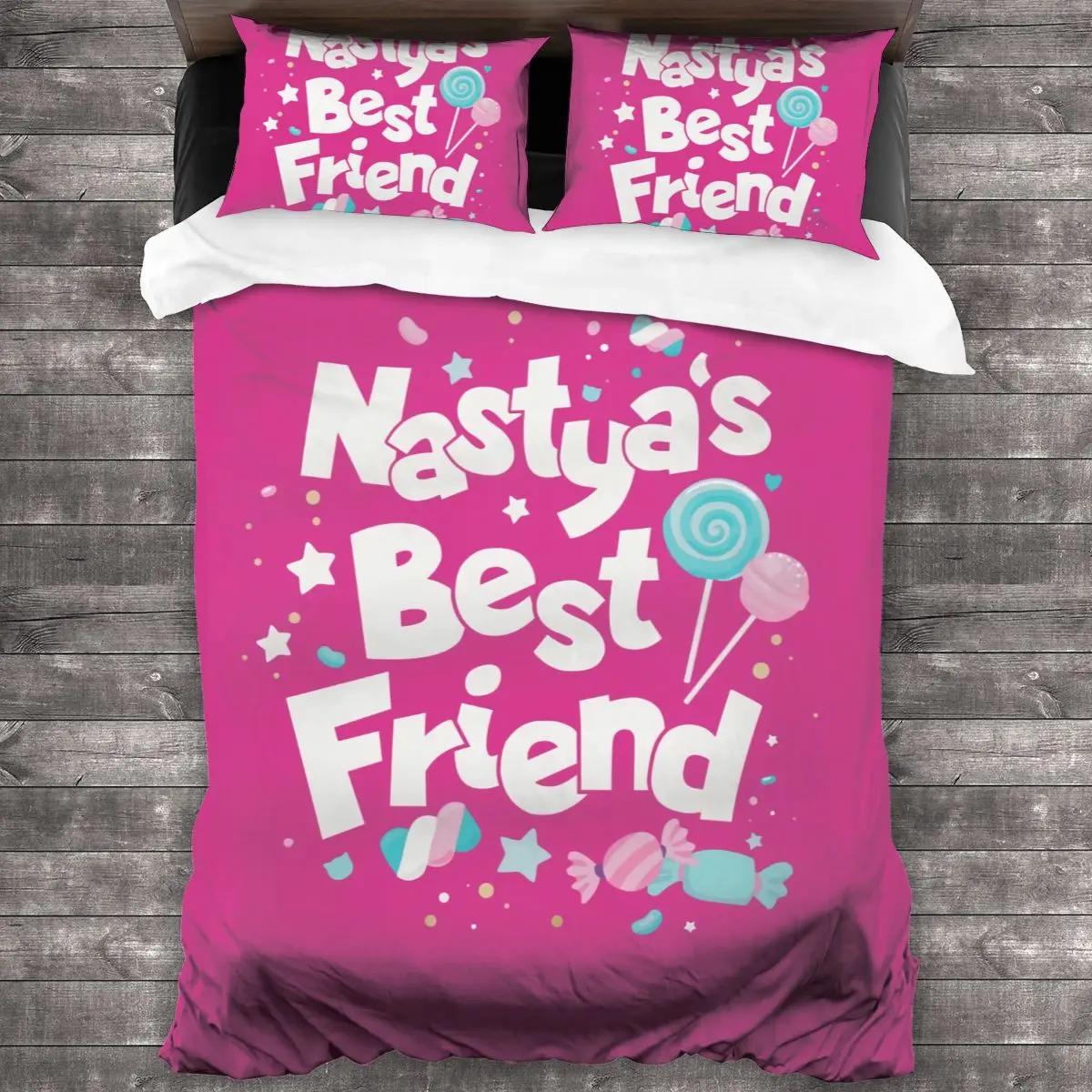 3D Printed Like Nastya Bedding Set Boys Girls Twin Queen Size Duvet Cover Pillowcase Bed Kids Adult Fashion Home Textileextile 203x228cm 3pcs
3D Printed Like Nastya Bedding Set Boys Girls Twin Queen Size Duvet Cover Pillowcase Bed Kids Adult Fashion Home Textileextile 203x228cm 3pcs