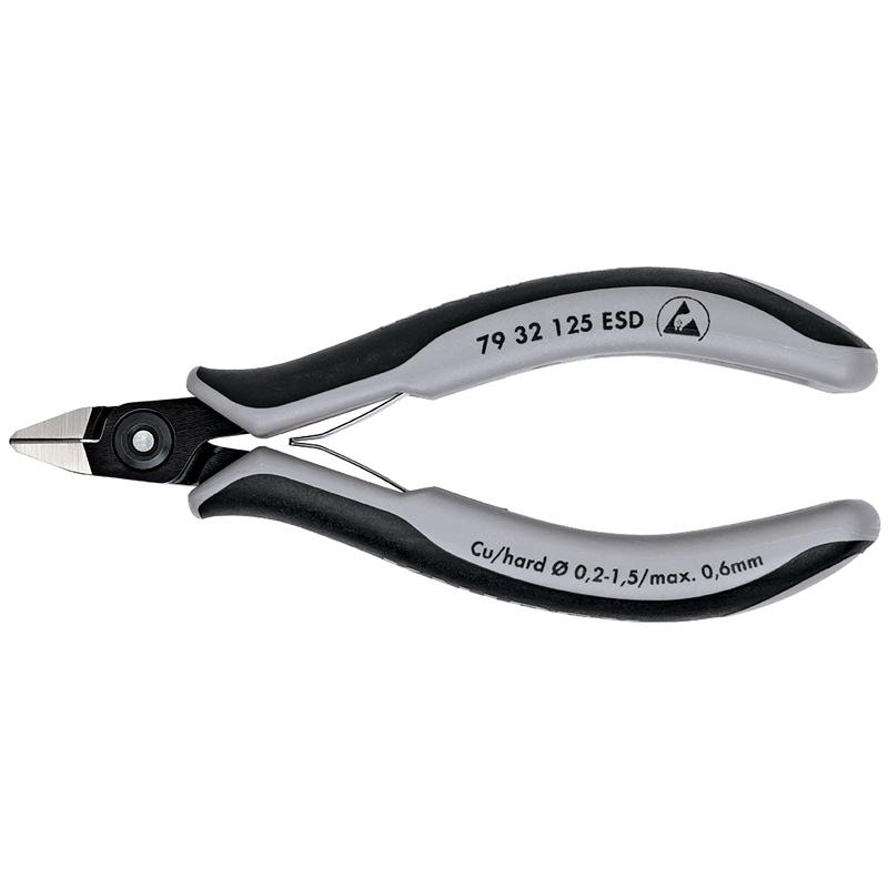 Бокорезы Knipex Kn-7932125esd Precision Esd Sharp Head 125 мм 2-комп. ручки Antist 
Бокорезы Knipex Kn-7932125esd Precision Esd Sharp Head 125 мм 2-комп. ручки Antist