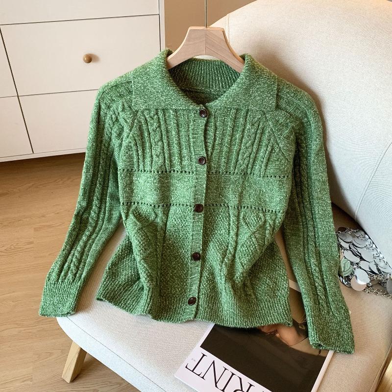 Женский кардиган с лацканами, вязаный, мягкий, восковой, повседневный, свободный, пальто-топ, осень one size fits all зелёный
Женский кардиган с лацканами, вязаный, мягкий, восковой, повседневный, свободный, пальто-топ, осень one size fits all зелёный