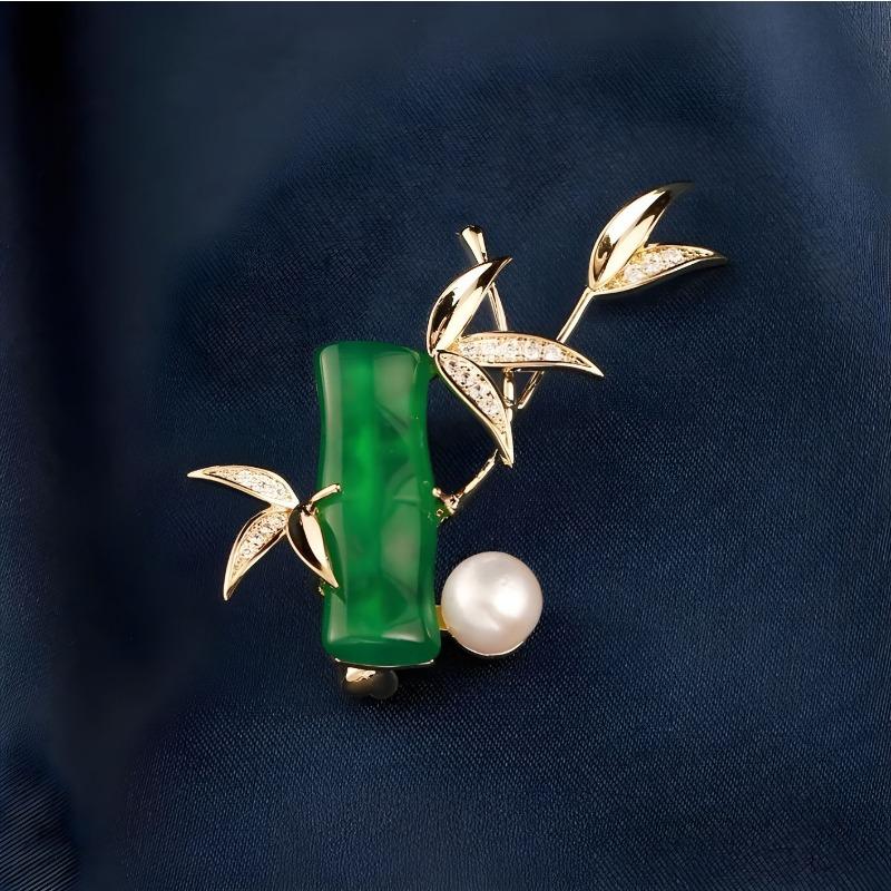 Китайская брошь «Слушающий ветер бамбук», Высококлассный женский шарм, Жемчужная бамбуковая корсажная брошь, Чувство дизайна, Нишевая брошь
Китайская брошь «Слушающий ветер бамбук», Высококлассный женский шарм, Жемчужная бамбуковая корсажная брошь, Чувство дизайна, Нишевая брошь