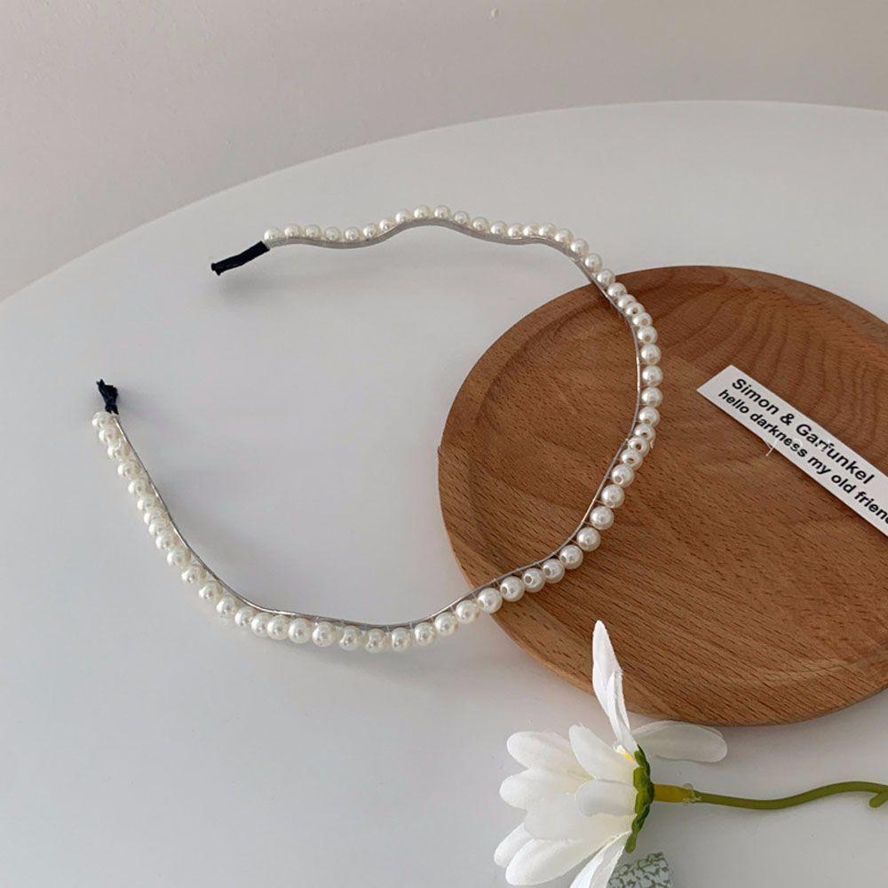 Lovely Minimalism Pearl Elegant White Sweet Head Hoop Headband Hair Accessories Pearl Hair Band білий
Lovely Minimalism Pearl Elegant White Sweet Head Hoop Headband Hair Accessories Pearl Hair Band білий