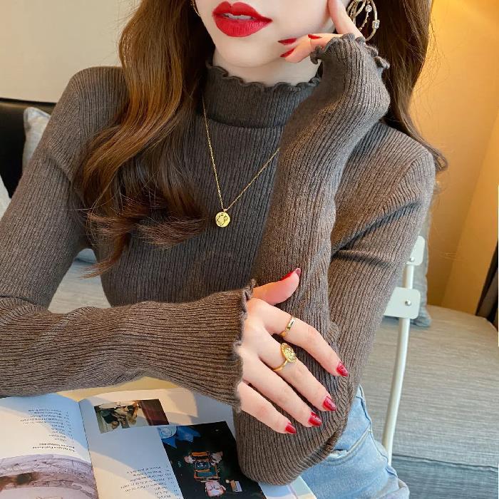 Деревянная ушко сбоку полуводолазка свитер женский осенне-зимний трикотаж стиль снаружи носить новое пальто внутри базы One size
Деревянная ушко сбоку полуводолазка свитер женский осенне-зимний трикотаж стиль снаружи носить новое пальто внутри базы One size