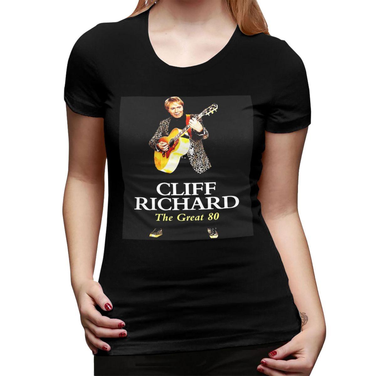 American Legend Singer Songwriter Actor Cliff Richard TShirt for Women Crew Neck T Shirts Womens Short Sleeve Summer Tops S
American Legend Singer Songwriter Actor Cliff Richard TShirt for Women Crew Neck T Shirts Womens Short Sleeve Summer Tops S