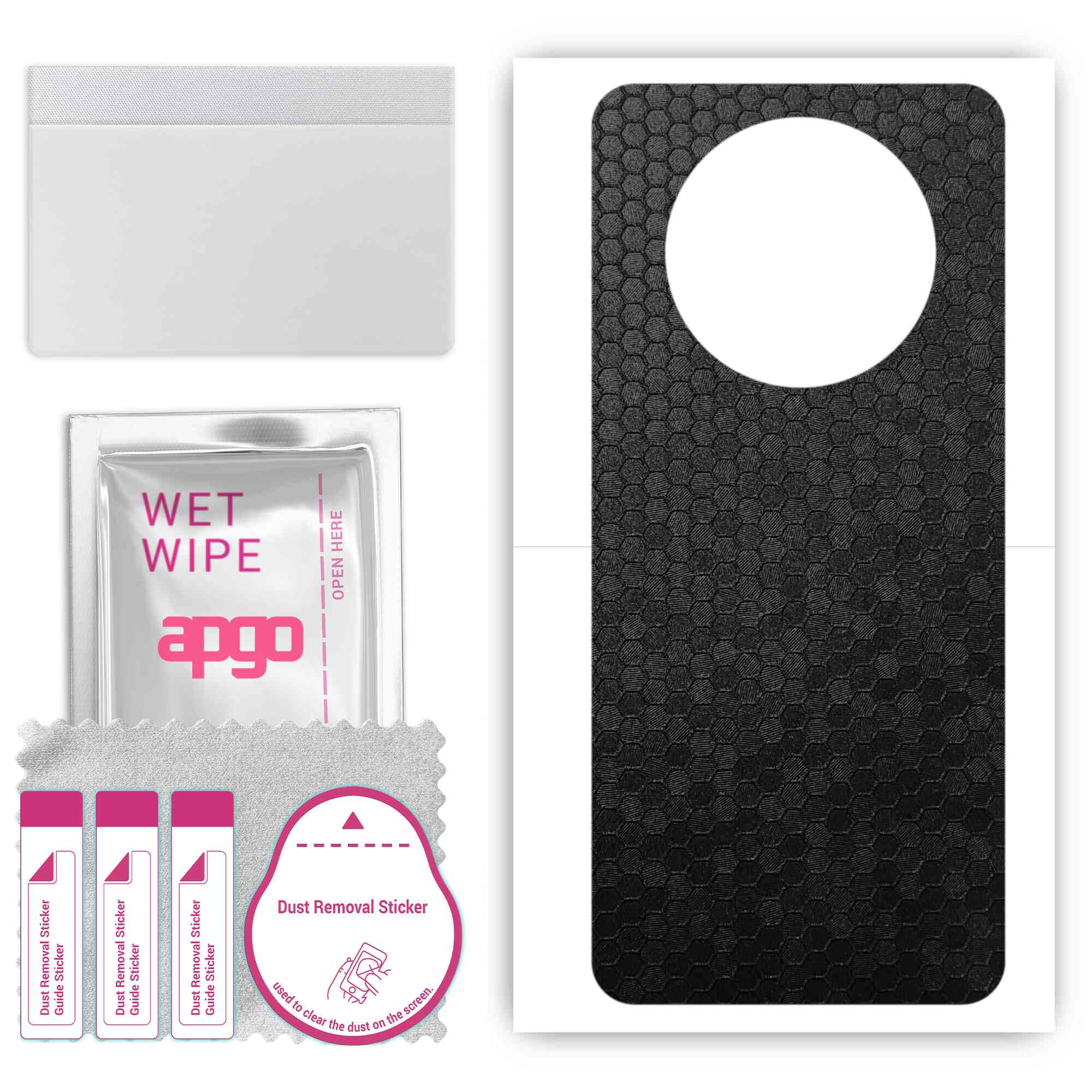 apgo Protective Skin Sticker for the back compatible with Honor Magic4 Lite, Wrap Film, Foil, Vinyl - Pattern Black Honeycomb
apgo Protective Skin Sticker for the back compatible with Honor Magic4 Lite, Wrap Film, Foil, Vinyl - Pattern Black Honeycomb