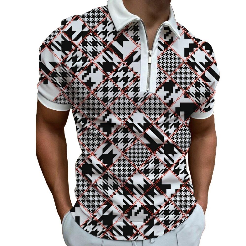 Men s Polo Shirt Business Casual Collar Retro Short Sleeve Zipper Golf Top M
Men s Polo Shirt Business Casual Collar Retro Short Sleeve Zipper Golf Top M